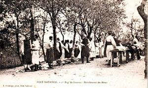 Fort-National - 1er Zouaves - Habillement des Bleus
